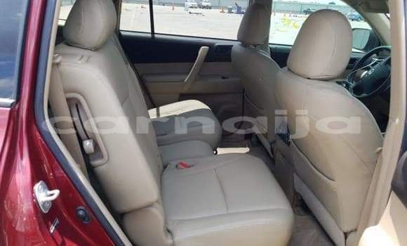 Acheter Import Voiture Toyota Highlander Rouge à Abuja, État de Lagos