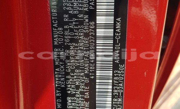 Acheter Occasion Voiture Toyota Camry Rouge à Lagos, État de Lagos Acheter Occasion Voiture Toyota Camry Rouge à Lagos, État de Lagos