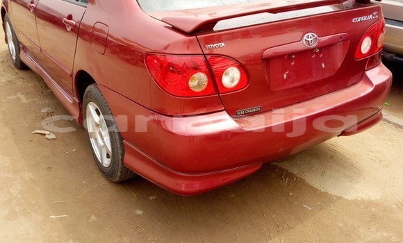 Acheter Occasion Voiture Toyota Corolla Rouge à Gombe, État de Gombe Acheter Occasion Voiture Toyota Corolla Rouge à Gombe, État de Gombe