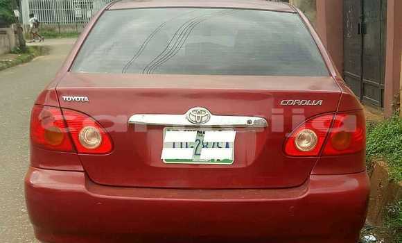 Acheter Occasion Voiture Toyota Corolla Rouge à Aba, État d'Abia Acheter Occasion Voiture Toyota Corolla Rouge à Aba, État d'Abia
