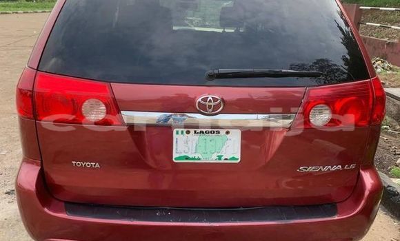 Buy Used Toyota Sienna Red Car in Shagamu in Ogun State Buy Used Toyota Sienna Red Car in Shagamu in Ogun State