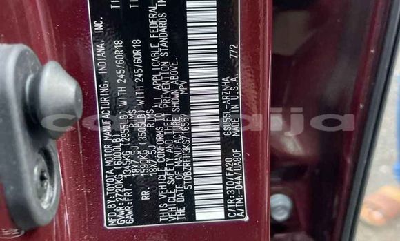 Buy Used Toyota Highlander Red Car in Lagos in Lagos State Buy Used Toyota Highlander Red Car in Lagos in Lagos State