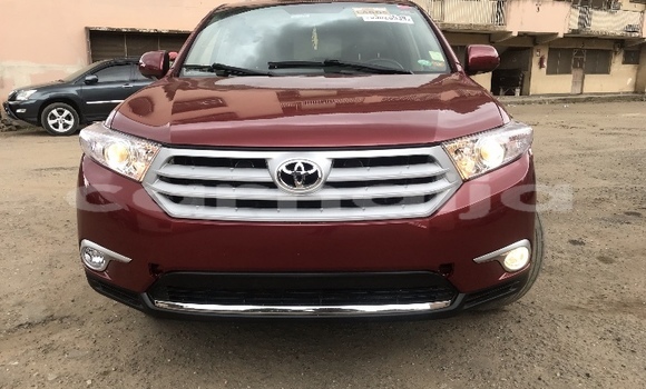 Buy Used Toyota Highlander Red Car in Abuja in Lagos State