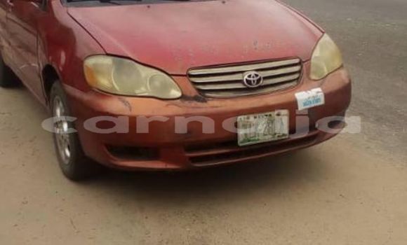 Acheter Occasion Voiture Toyota Corolla Rouge à Abuja, État de Lagos