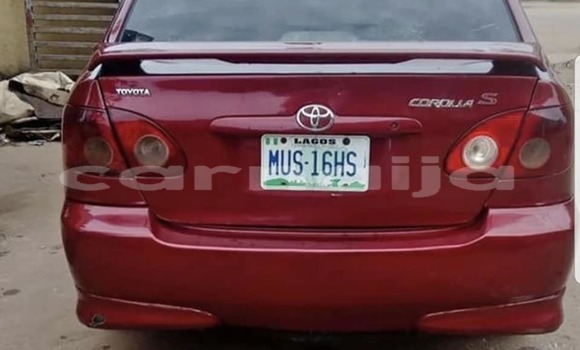 Acheter Occasion Voiture Toyota Corolla Rouge à Abuja, État de Lagos Acheter Occasion Voiture Toyota Corolla Rouge à Abuja, État de Lagos