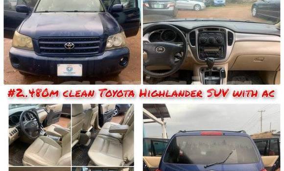 Buy Used Toyota Highlander Blue Car in Abuja in Lagos State Buy Used Toyota Highlander Blue Car in Abuja in Lagos State