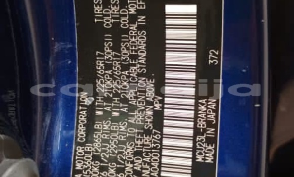 Buy Used Toyota Highlander Blue Car in Abuja in Lagos State Buy Used Toyota Highlander Blue Car in Abuja in Lagos State