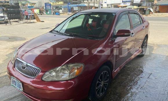 Acheter Occasion Voiture Toyota Corolla Rouge à Abuja, État de Lagos Acheter Occasion Voiture Toyota Corolla Rouge à Abuja, État de Lagos