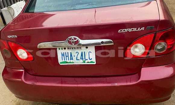 Acheter Occasion Voiture Toyota Corolla Rouge à Abuja, État de Lagos Acheter Occasion Voiture Toyota Corolla Rouge à Abuja, État de Lagos