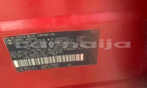 Acheter Occasion Voiture Toyota RAV4 Rouge à Abuja, État de Lagos Acheter Occasion Voiture Toyota RAV4 Rouge à Abuja, État de Lagos