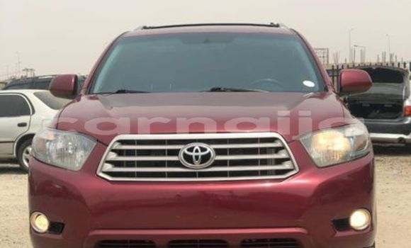 Buy Used Toyota Highlander Red Car in Abuja in Lagos State