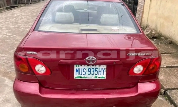 Acheter Occasion Voiture Toyota Corolla Rouge à Abuja, État de Lagos