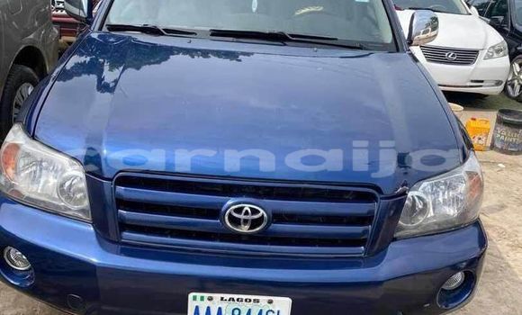 Buy Used Toyota Highlander Blue Car in Abuja in Lagos State