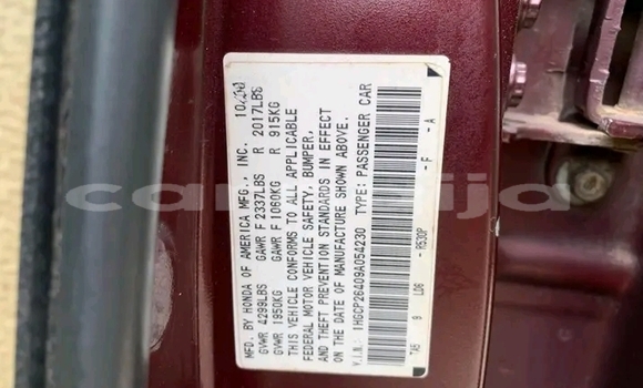 Acheter Occasion Voiture Honda Accord Rouge à Une chauve–souris, État d'Akwa Ibom Acheter Occasion Voiture Honda Accord Rouge à Une chauve–souris, État d'Akwa Ibom