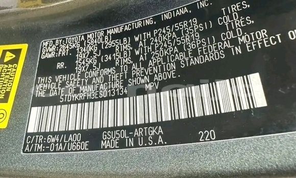 Acheter Occasion Voiture Toyota Highlander Noir à Abuja, État de Lagos Acheter Occasion Voiture Toyota Highlander Noir à Abuja, État de Lagos