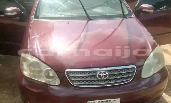 Acheter Occasion Voiture Toyota Corolla Rouge à Abudu, Edo Acheter Occasion Voiture Toyota Corolla Rouge à Abudu, Edo