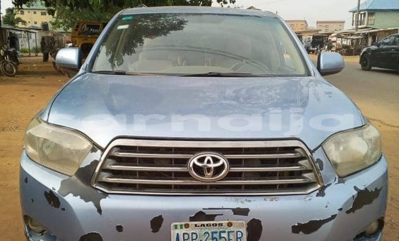 Buy Used Toyota Highlander Blue Car in Abuja in Lagos State Buy Used Toyota Highlander Blue Car in Abuja in Lagos State