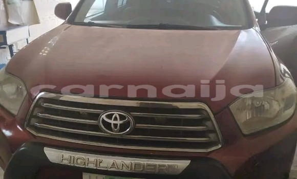 Acheter Occasion Voiture Toyota Highlander Rouge à Abuja, État de Lagos Acheter Occasion Voiture Toyota Highlander Rouge à Abuja, État de Lagos